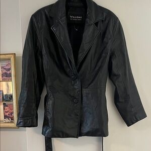Wilsons Leather Black Jacket